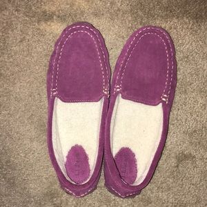 Purple slippers